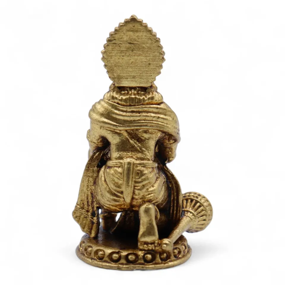 Petite divinité en laiton, Hanuman : Modèle unique