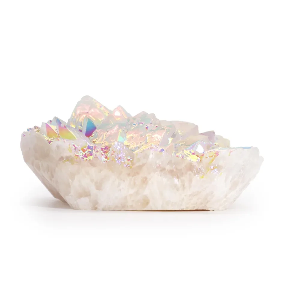 Grand quartz aura ange (environ 300-450 g, 8-15 cm) : Modèle unique