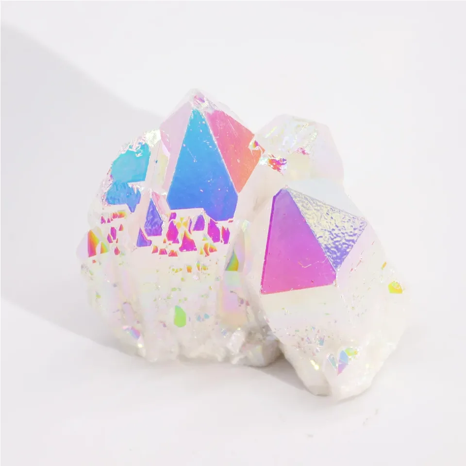Quartz aura ange moyen (environ 100-150 g, 7-10 cm) : Modèle unique