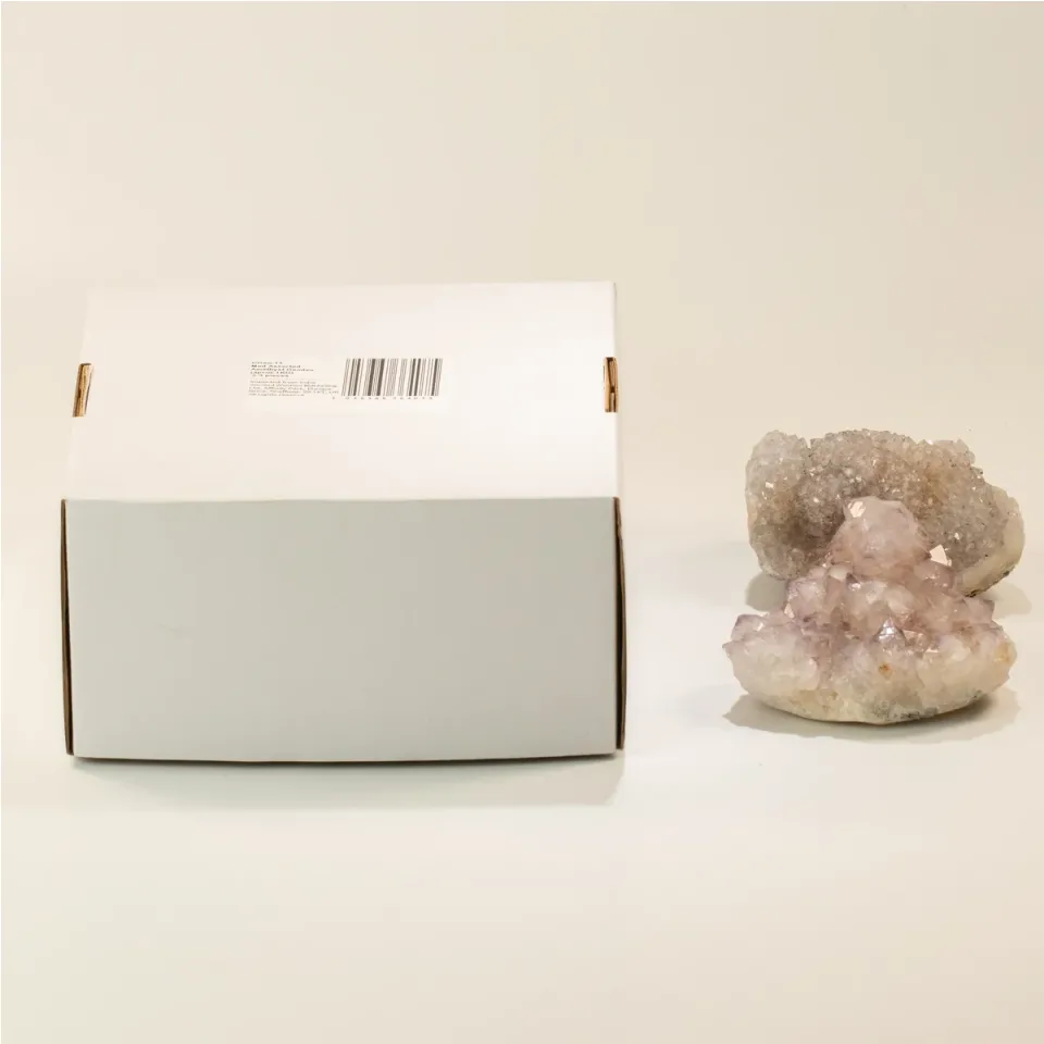 Géodes d'améthyste assorties moyennes, 6-9 cm (environ 1 kg, 2 à 3 pièces) : Modèle unique