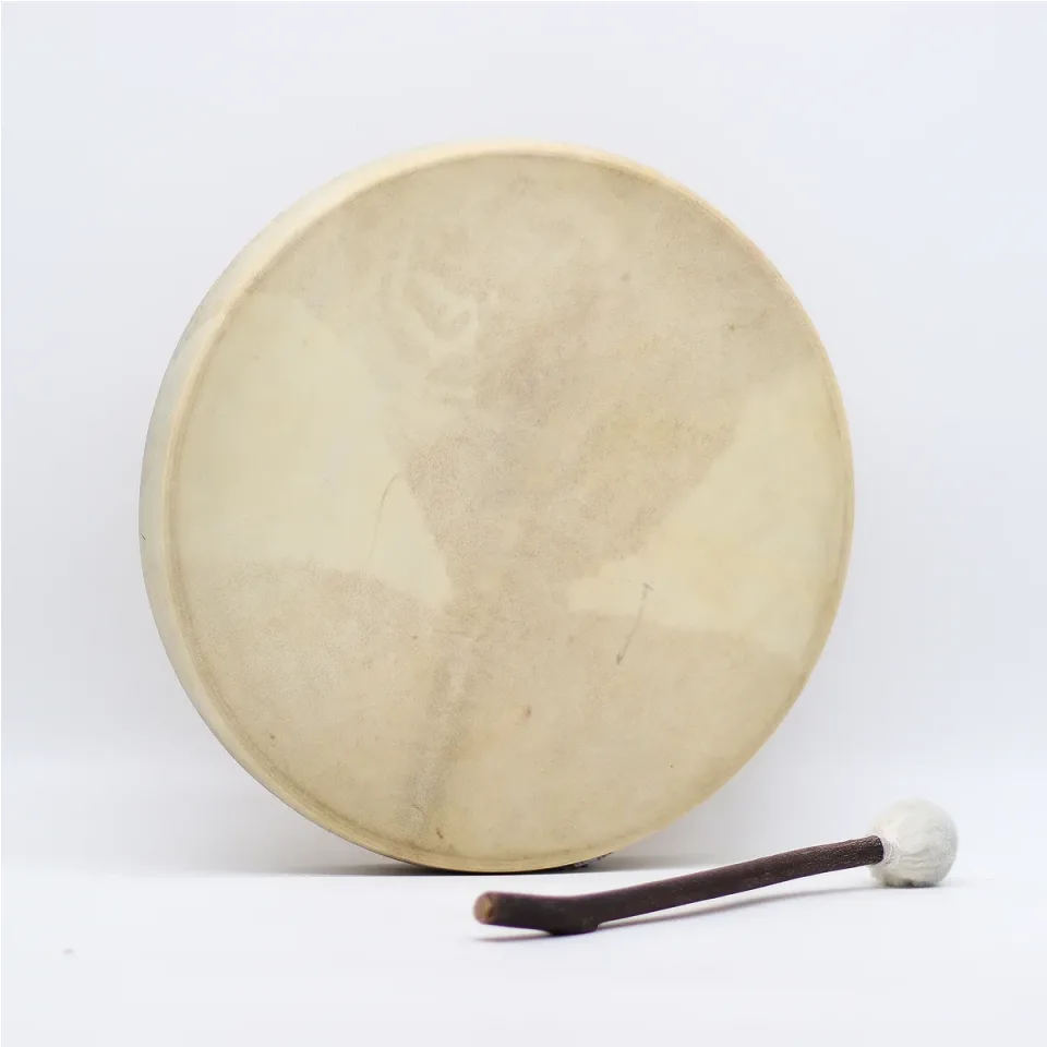 Tambour chamanique accordable, esprit du dragon, 40 cm : Modèle unique
