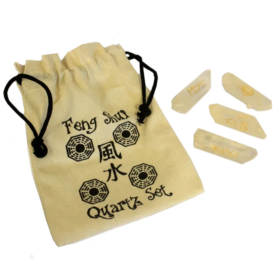 Quatre éléments feng shui, quartz naturel : Modèle unique