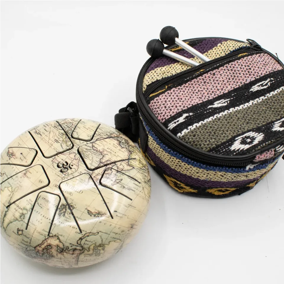 Happy drum médium grave Atlas, 14 x 7 cm : Modèle unique