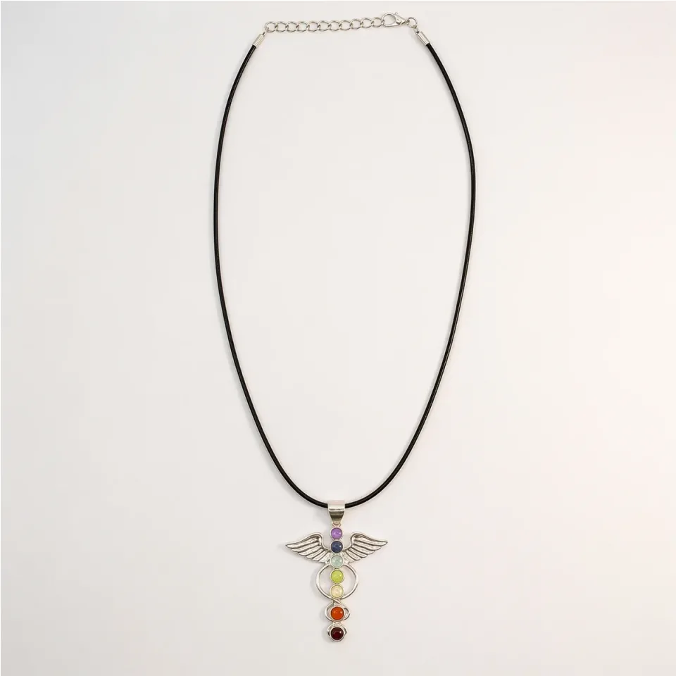 Sur cordon : ange des chakras : Modèle unique