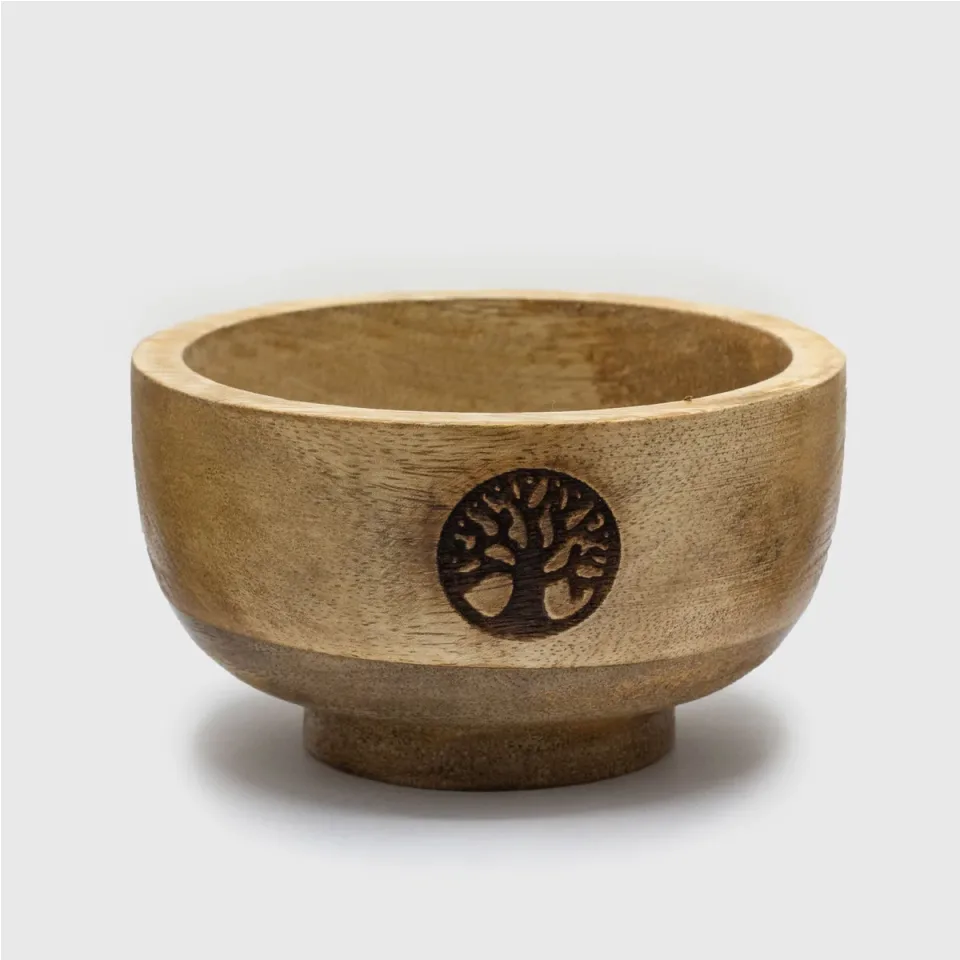 Petit bol rituel porte-cônes, 11 x 6 cm, motifs assortis : Modèle unique