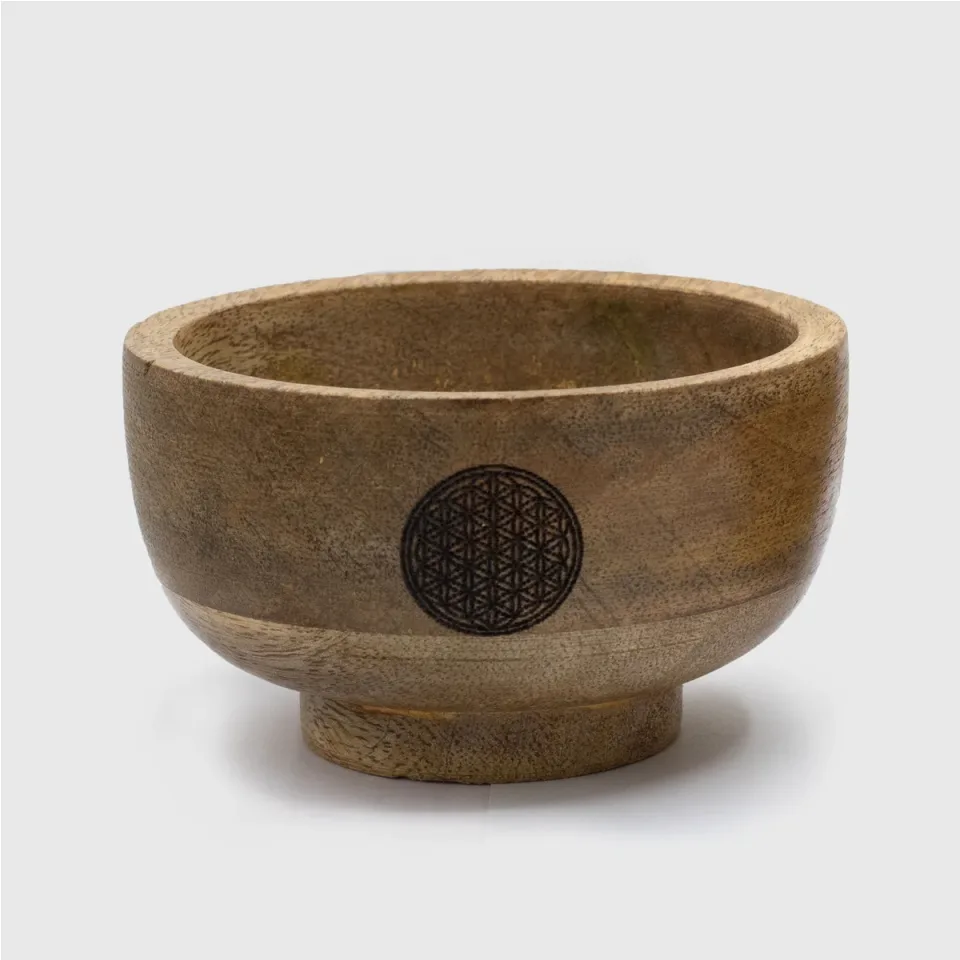 Petit bol rituel porte-cônes, 11 x 6 cm, motifs assortis : Modèle unique