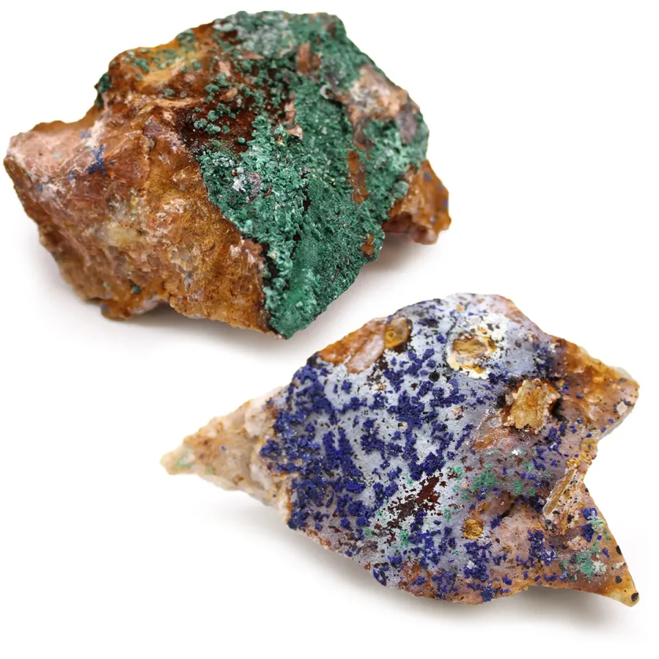 Azurite-malachite (environ 20 pièces) : Modèle unique