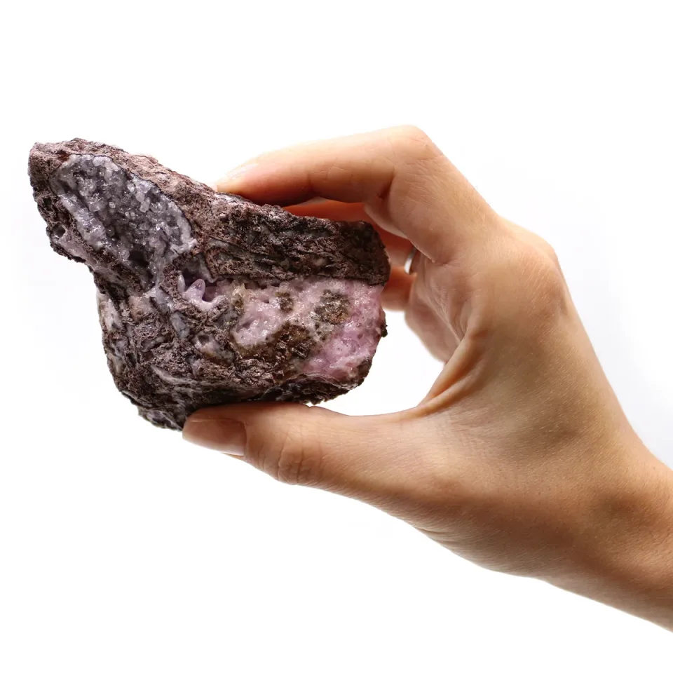 Calcite cobalt (environ 25 pièces) : Modèle unique