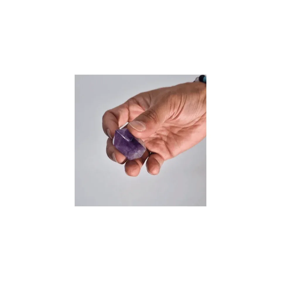 Petites pointes d'améthyste, couleur riche (4 à 5,5 cm) : Modèle unique