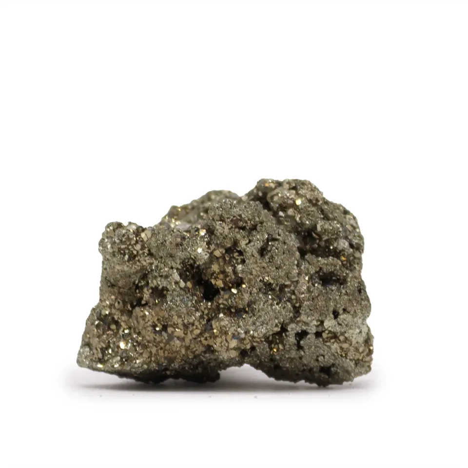 Pyrite du Pérou, grande taille (100 à 135 g, 55 à 65 mm) : Modèle unique