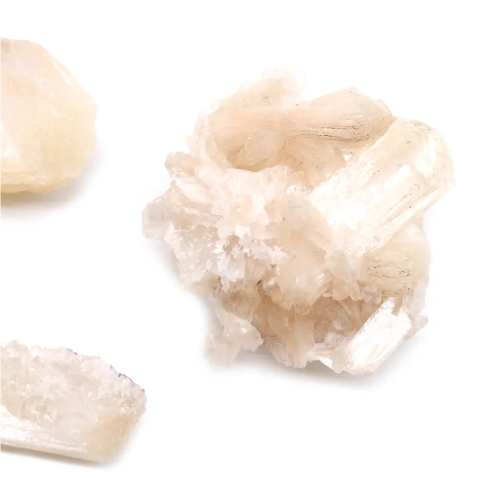 Stilbite avec apophyllite (20 à 30 mm) : Modèle unique
