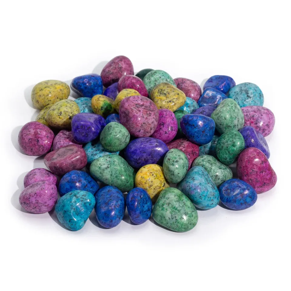 Dalmatien indien traité en vrac, 1 kg (environ 70 pierres) : Modèle unique