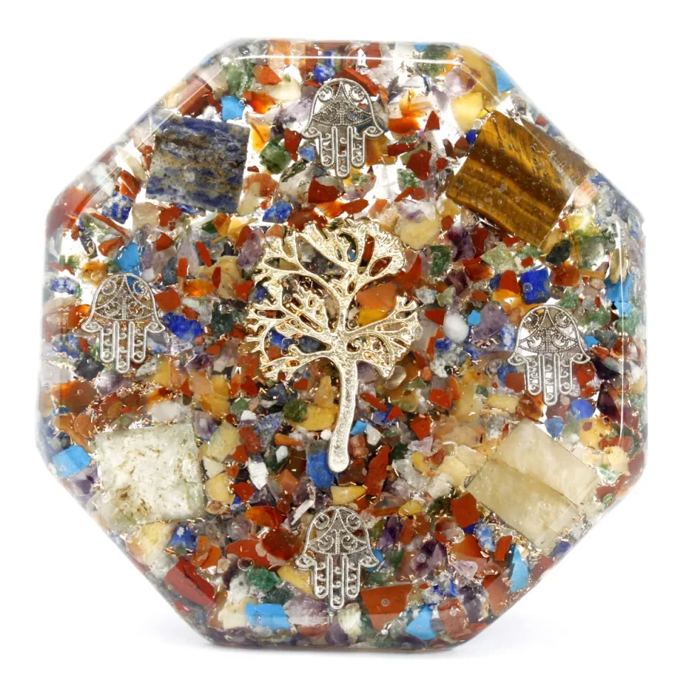 Orgonite de bureau, Arbre de vie, grand : Modèle unique