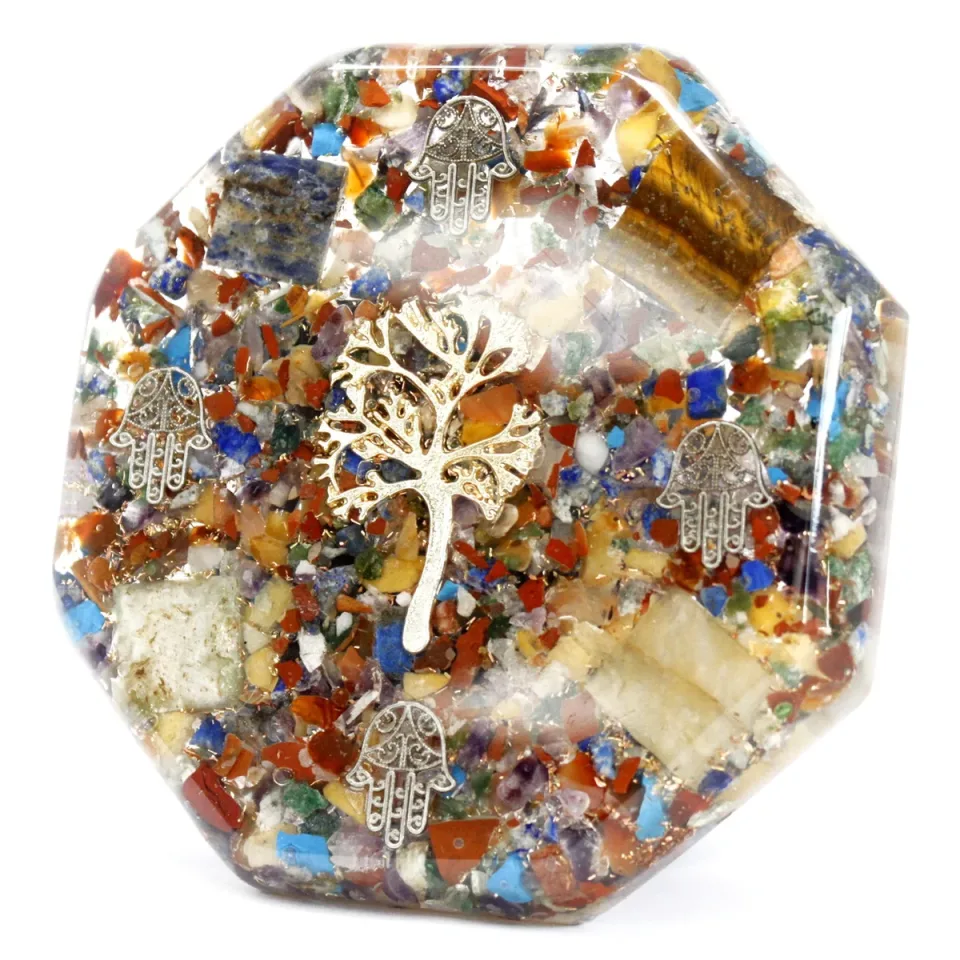 Orgonite de bureau, Arbre de vie, grand : Modèle unique
