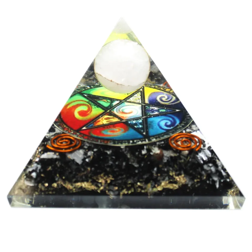 Pyramide Pentagone minuit, 70 mm : Modèle unique