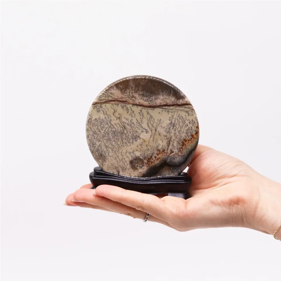 Pierre paysage Guohua, Disque, 100 mm : Modèle unique