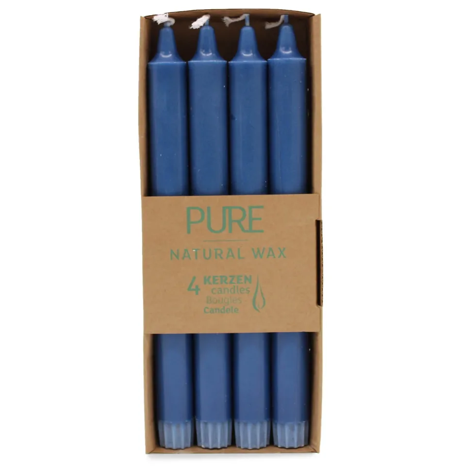 Bougie flambeau en cire naturelle : Modèle unique