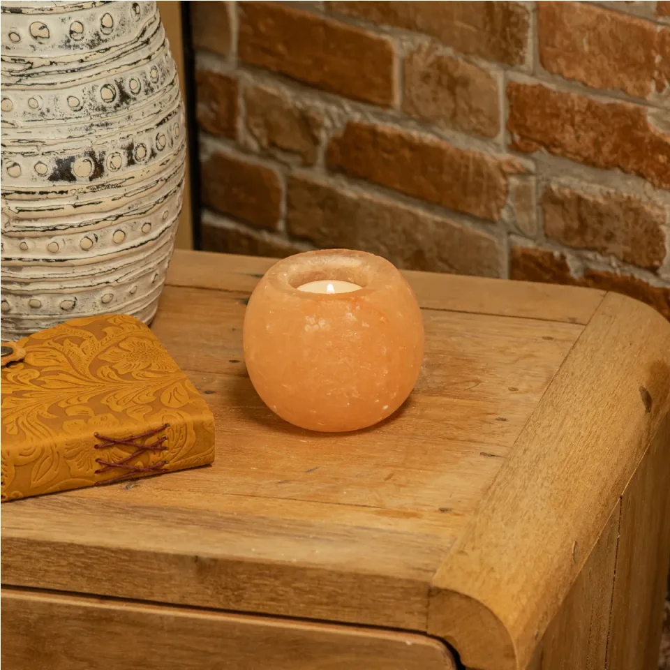 Bougeoir de sel rond : Modèle unique