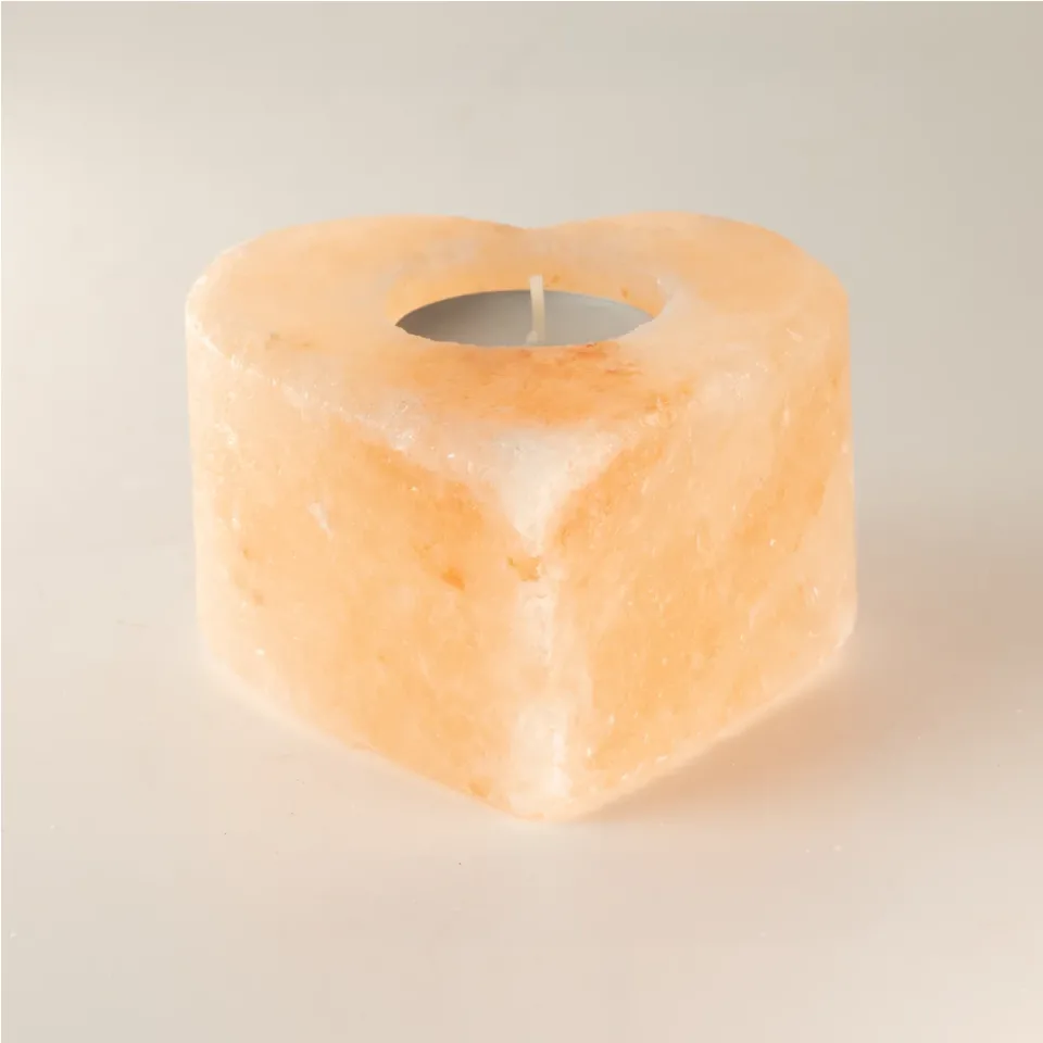 Bougeoir de sel cœur moyen : Modèle unique