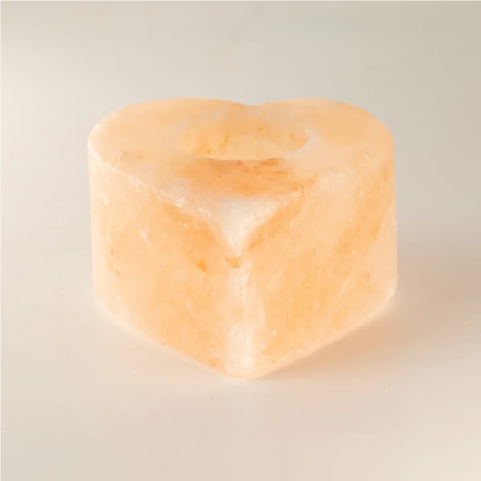 Bougeoir de sel cœur moyen : Modèle unique