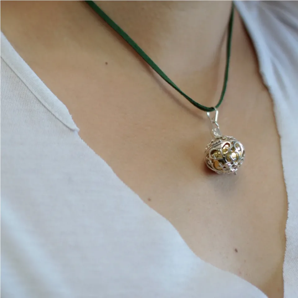 Clochette ange en argent 925, Guérison : Modèle unique
