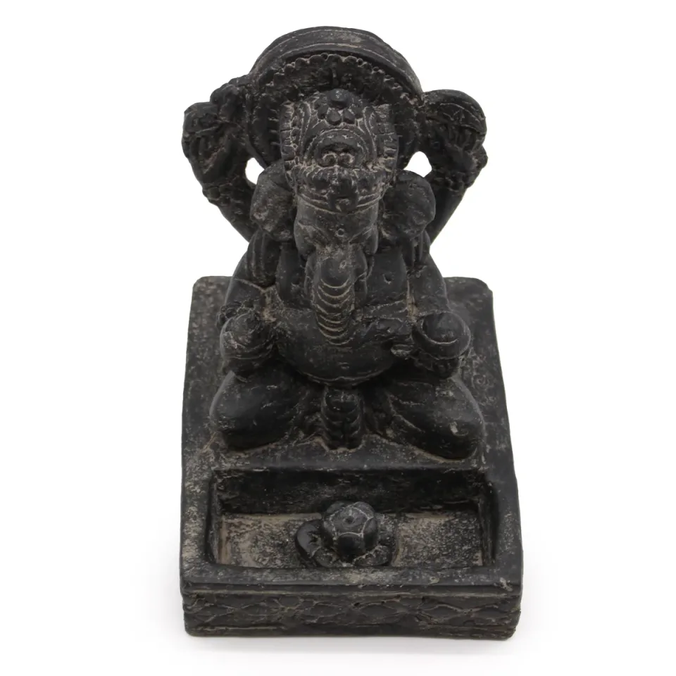 Ganesh feng shui (noir patiné) : Modèle unique