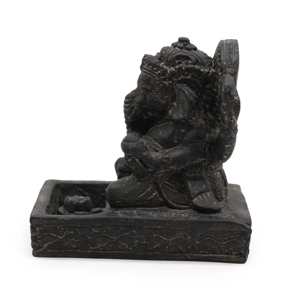 Ganesh feng shui (noir patiné) : Modèle unique