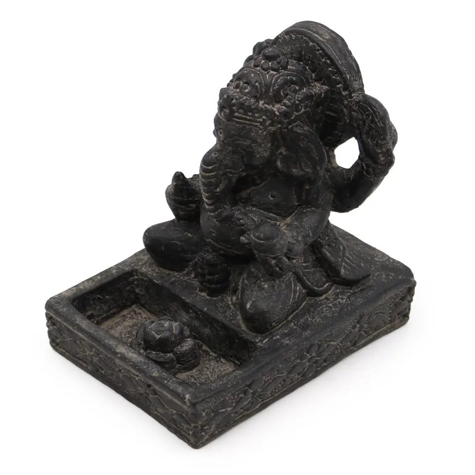 Ganesh feng shui (noir patiné) : Modèle unique