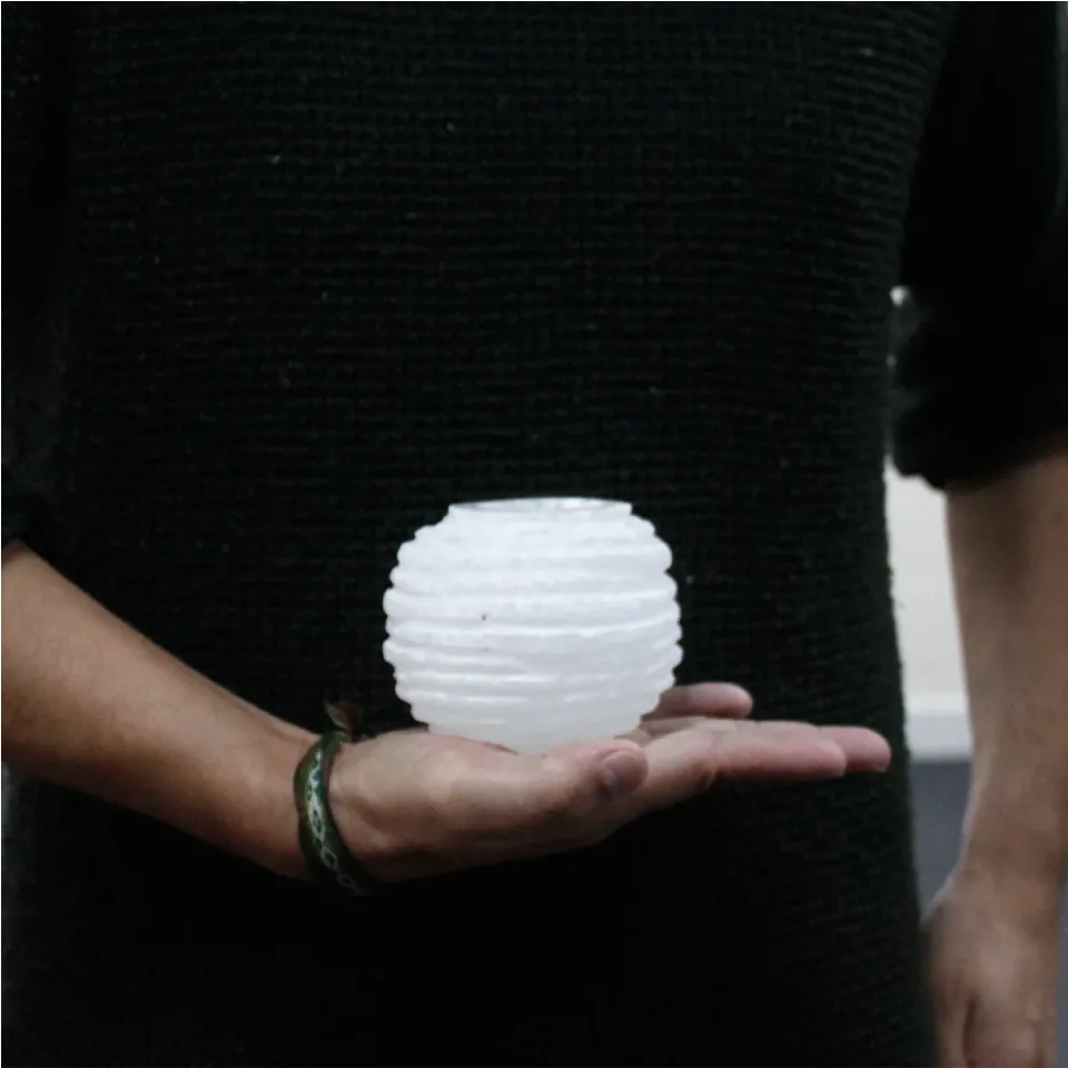 Bougeoir boule de neige : Modèle unique