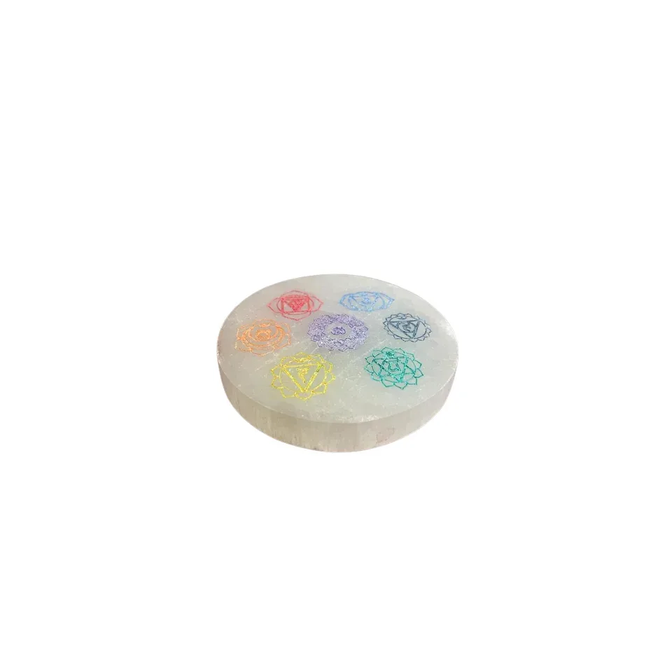 Petite assiette 8 cm, chakras (couleur) : Modèle unique
