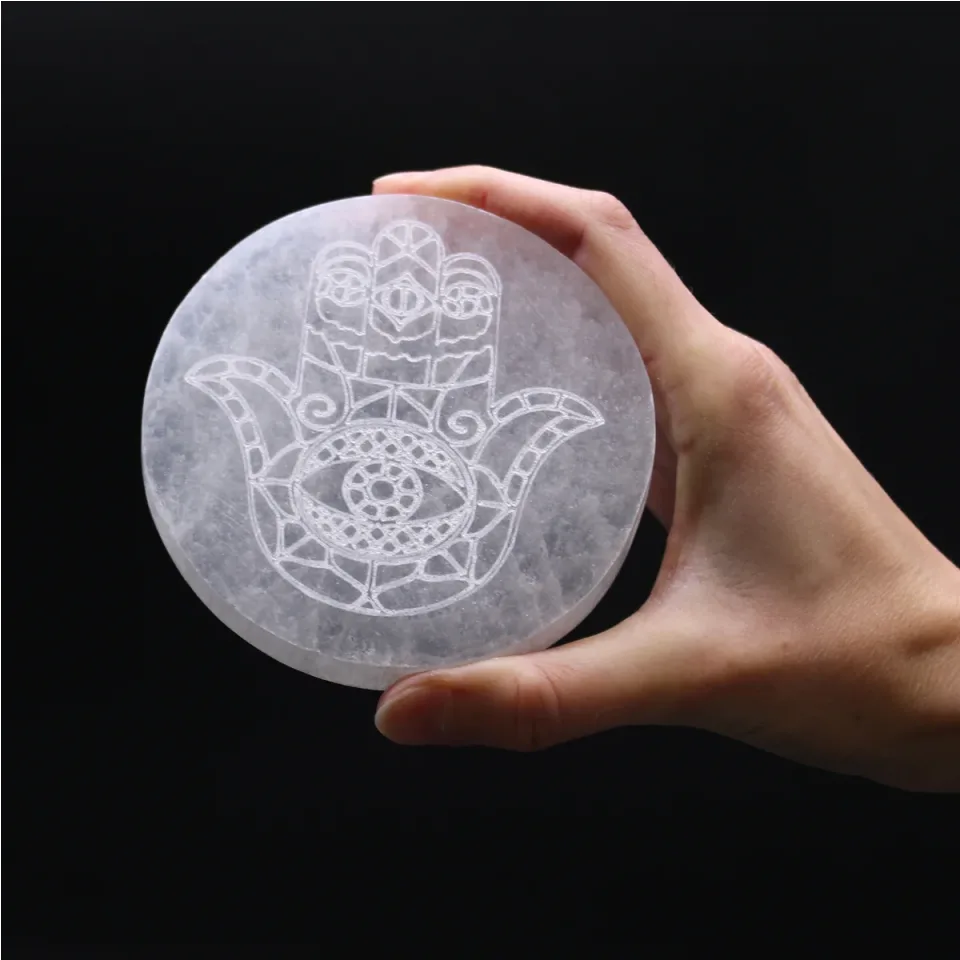 Assiette moyenne 10 cm, hamsa : Modèle unique
