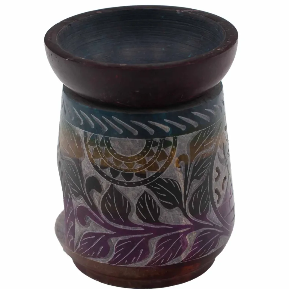 Grand brûle-parfum 13 x 10 cm, éléphant, cinq coloris : Modèle unique