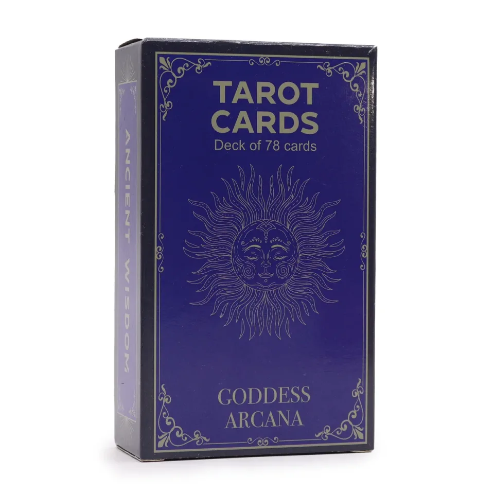 Tarot avec livret, arcanes de la déesse : Modèle unique