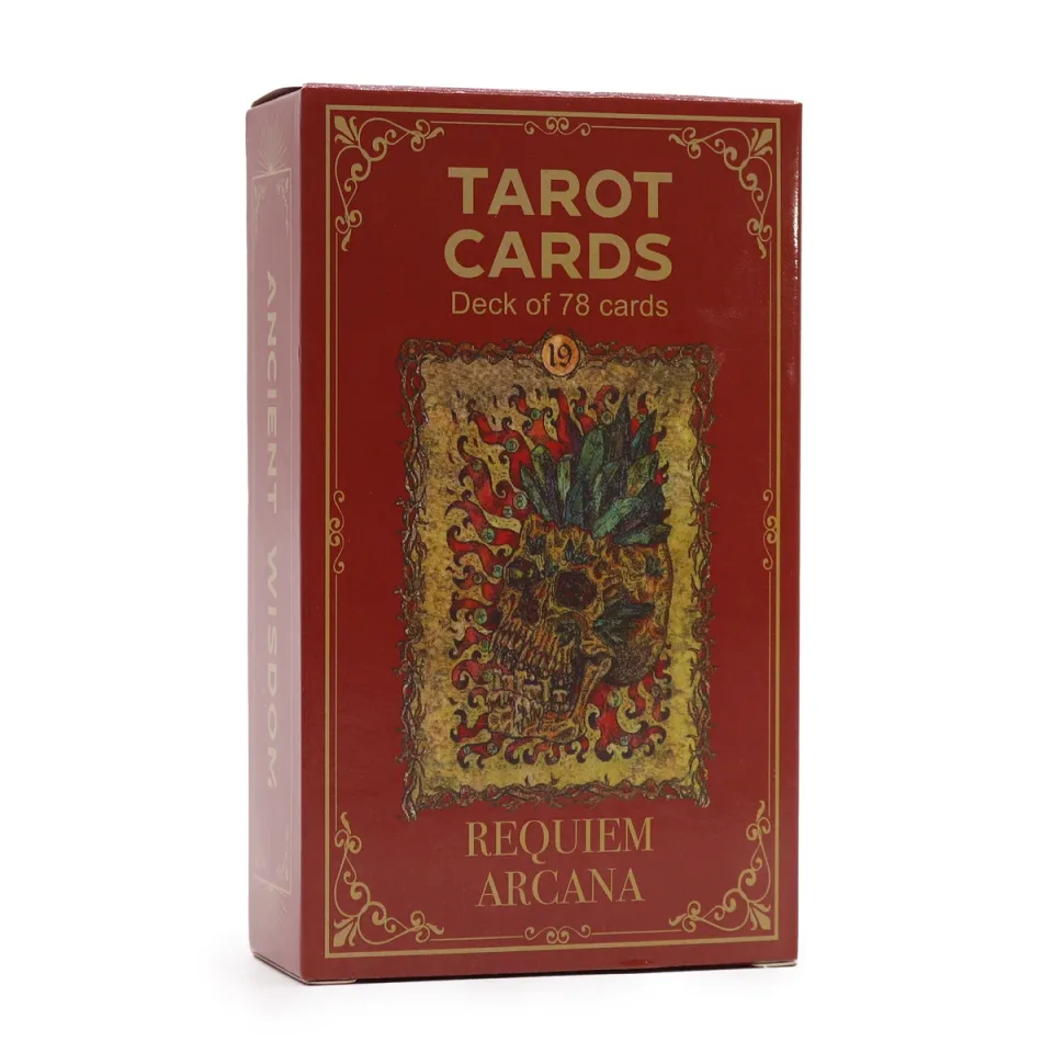 Tarot avec livret, arcanes Requiem : Modèle unique
