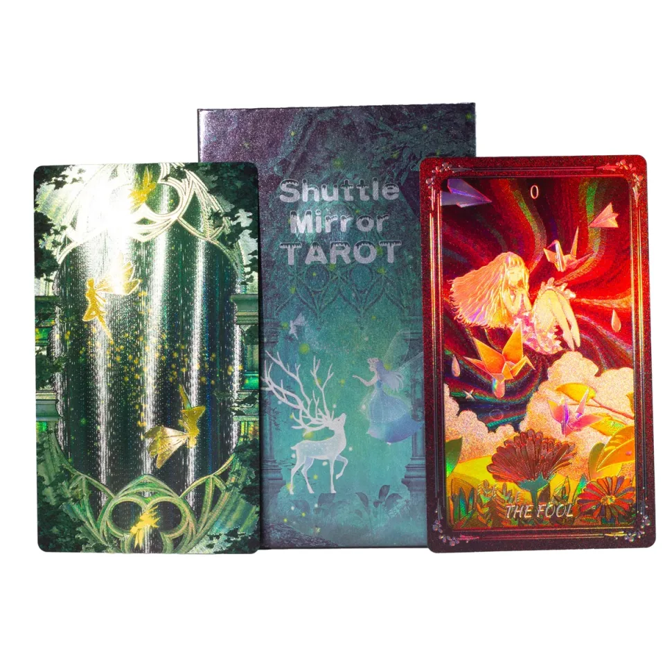 Tarot miroir, avec livret : Modèle unique