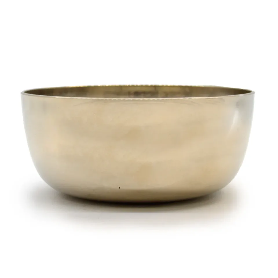 Grand bol chantant en laiton, 17 cm : Modèle unique