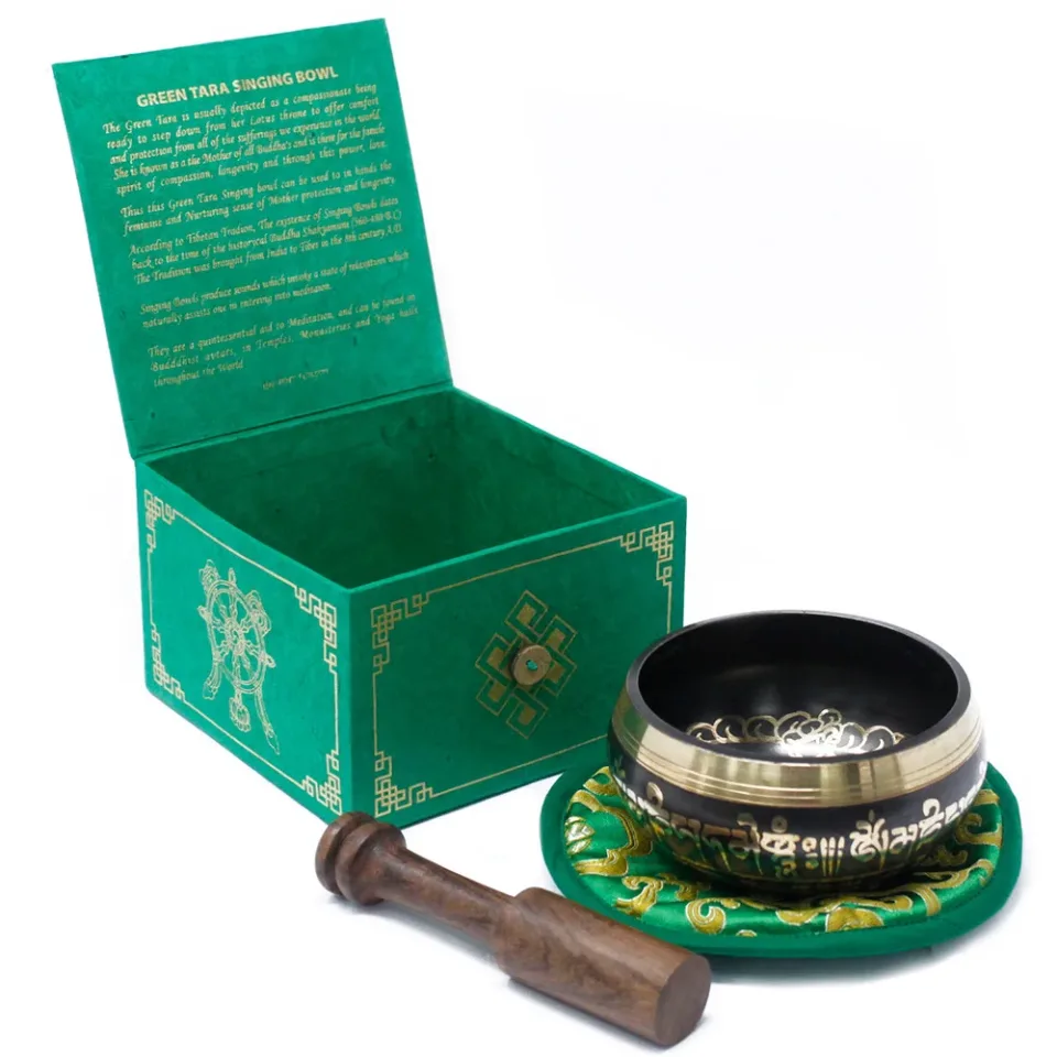 Set bol Tara verte, 10 cm (380 g minimum) : Modèle unique