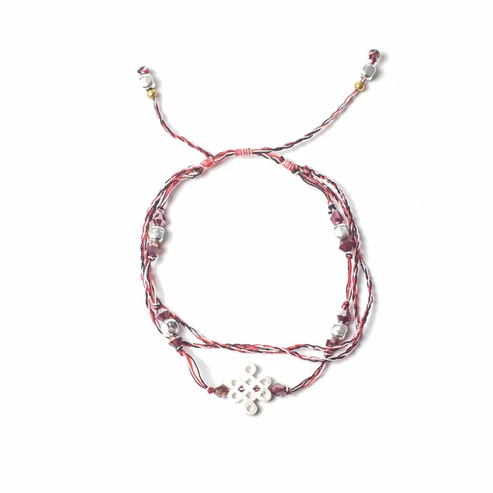 Bracelet de temple en cordon, Voyage de la vie : Modèle unique
