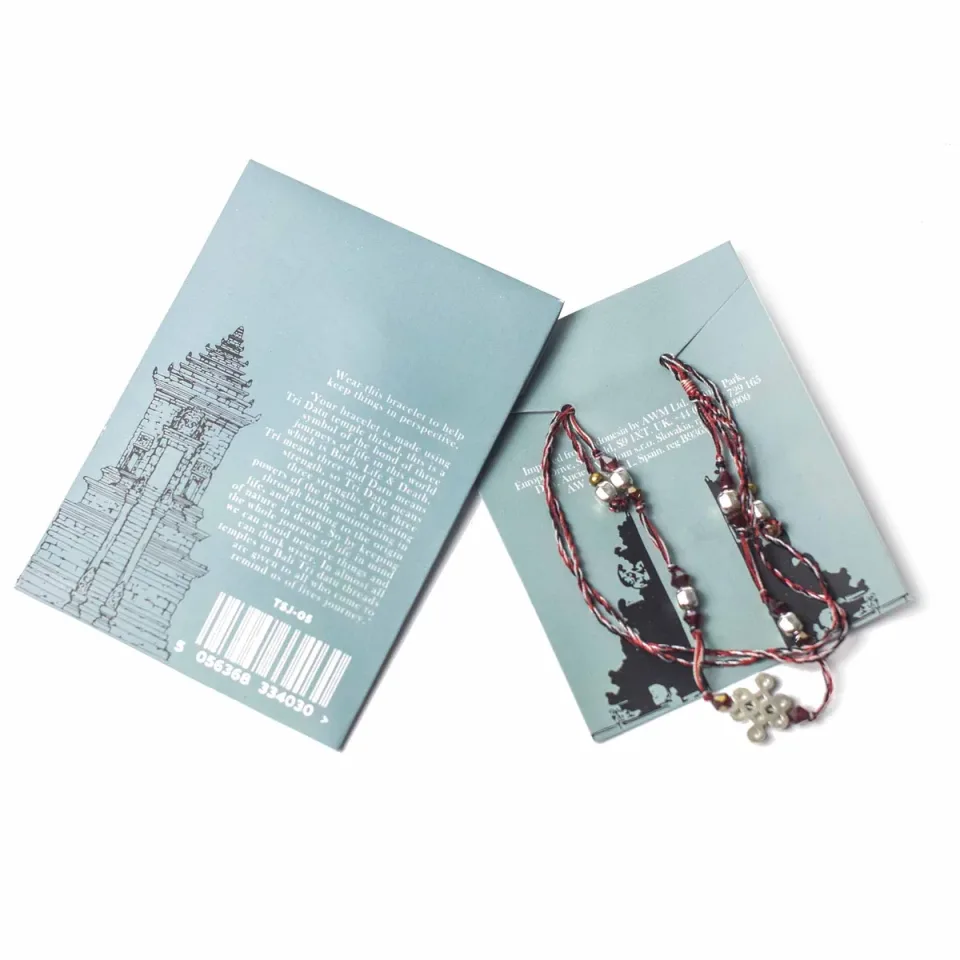 Bracelet de temple en cordon, Voyage de la vie : Modèle unique