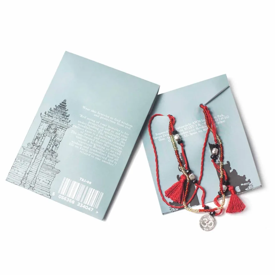 Bracelet de temple en cordon, Sagesse infinie : Modèle unique