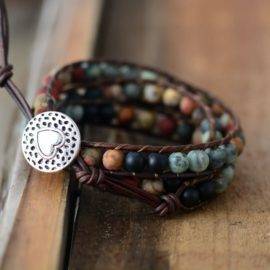 Bracelet Karma Bijoux pierre naturelle Bracelet pierre naturelle