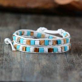 Bracelet Pierre Naturelle Mosaïque Bijoux pierre naturelle Bracelet pierre naturelle