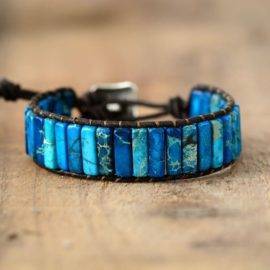 Bracelet des 2 éléments Bijoux pierre naturelle Bracelet pierre naturelle