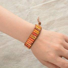 Bracelet des 2 éléments Bijoux pierre naturelle Bracelet pierre naturelle