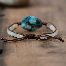 Bracelet Pierre Naturelle Apaisant Bijoux pierre naturelle Bracelet pierre naturelle