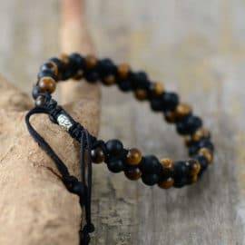 Bracelet Œil de Tigre Bijoux pierre naturelle Bracelet pierre naturelle