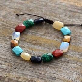 Bracelet 7 Chakras Nouvelle Edition Bijoux pierre naturelle Bracelet 7 chakras Bracelet pierre naturelle