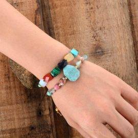 Bracelet 7 Chakras Nouvelle Edition Bijoux pierre naturelle Bracelet 7 chakras Bracelet pierre naturelle