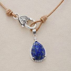 Collier Lapis Lazuli Bijoux pierre naturelle Collier pierre naturelle