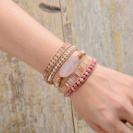 Bracelet de Grossesse en Pierres Naturelles Bijoux pierre naturelle Bracelet pierre naturelle